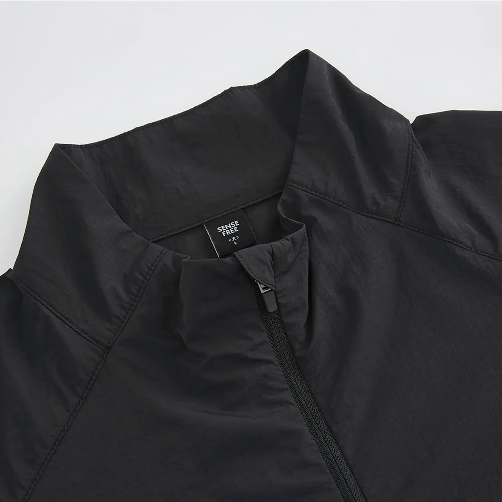 Чёрная тренировочная куртка и фиолетовая тренировочная куртка (13)